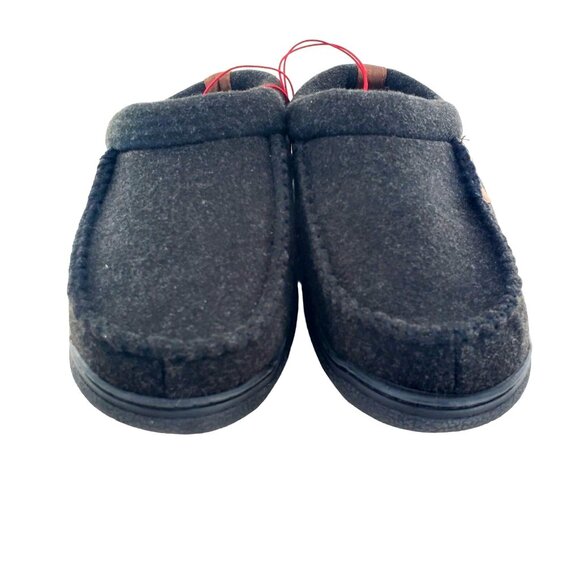 New Dearfoams 7/8 Men's Wool Slippers Slip-on Loafer House Winter Shoes Leisure - Picture 8 of 10